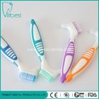 Cabeça oral da escova de dentes dois da dentadura do cuidado da cerda de nylon