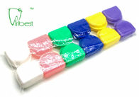 Caixa ortodôntica plástica colorida pequena do retentor