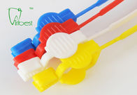 Grampos dentais plásticos 33cm descartáveis coloridos do guardanapo
